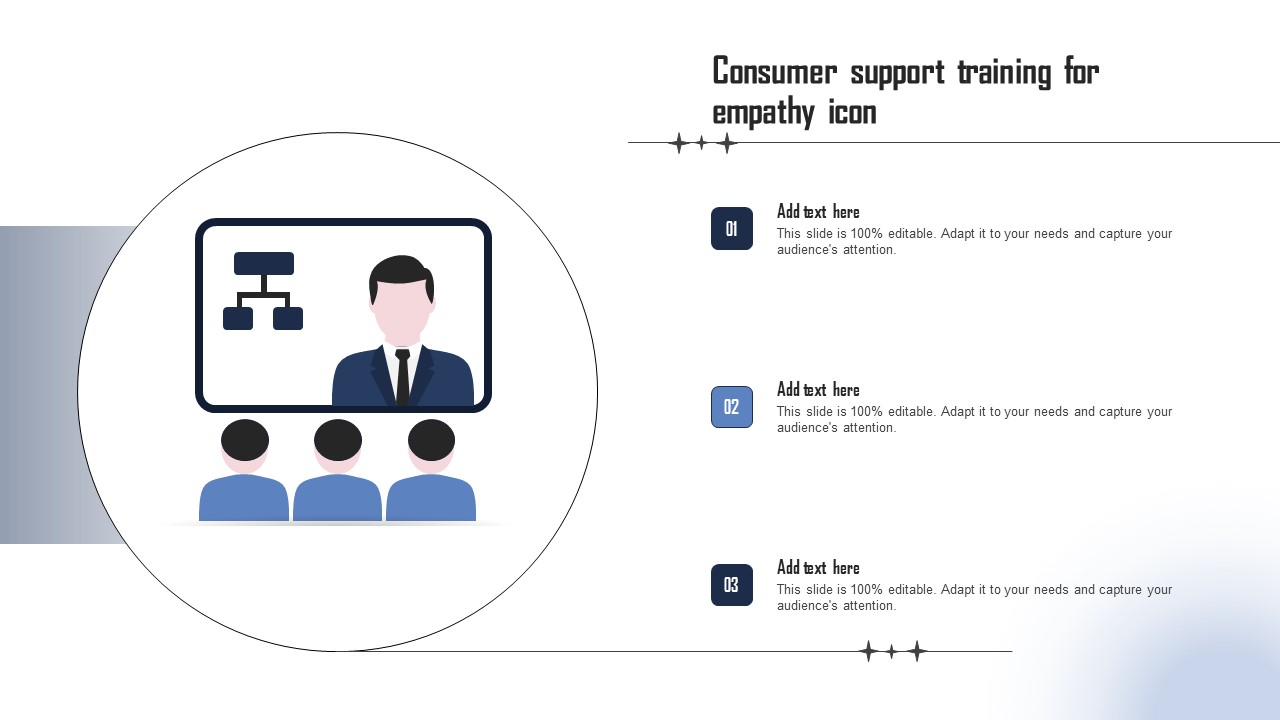 Consumer Support Training For Empathy Icon Formats PDF