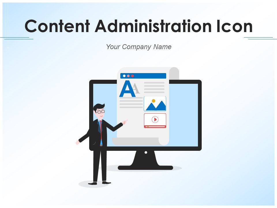 Content Administration Icon Marketing Advertising Ppt PowerPoint Presentation Complete Deck
