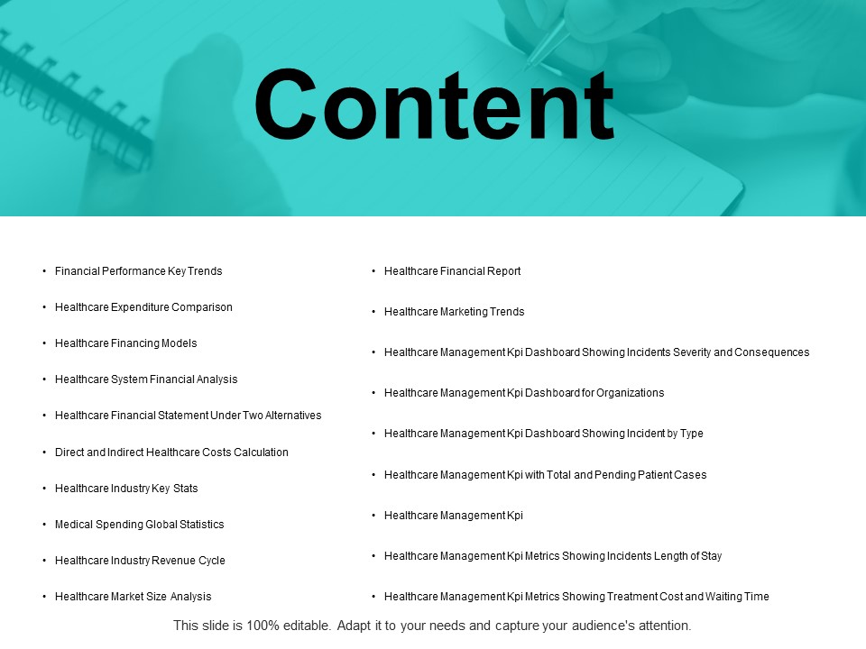 Content Financial Performance Key Trends Ppt PowerPoint Presentation Ideas Picture