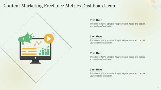 Content Marketing Freelance KPI Dashboard Ppt PowerPoint Presentation Complete With Slides