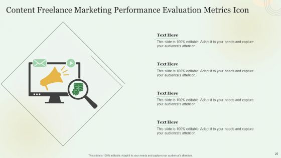 Content Marketing Freelance KPI Dashboard Ppt PowerPoint Presentation Complete With Slides