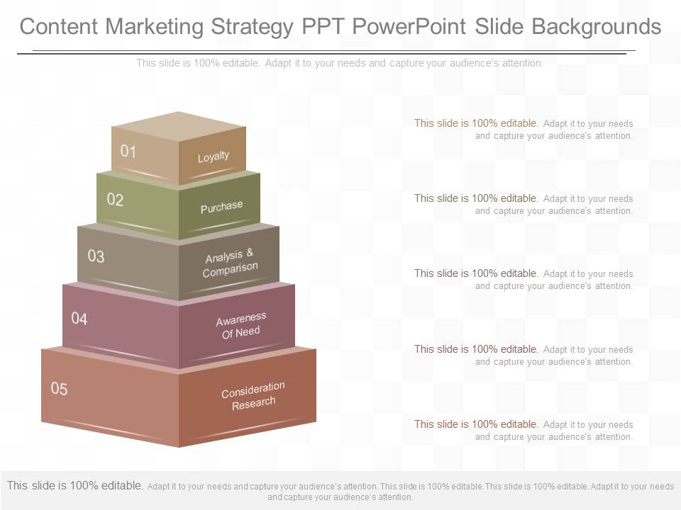 Content Marketing Strategy Ppt Powerpoint Slide Backgrounds