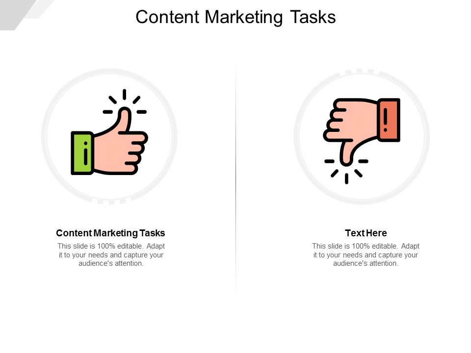 Content Marketing Tasks Ppt PowerPoint Presentation Model File Formats Cpb