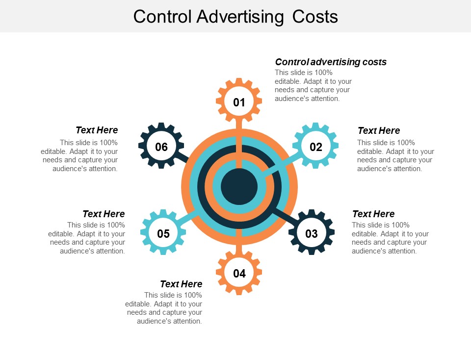 Control Advertising Costs Ppt PowerPoint Presentation Show Visuals Cpb