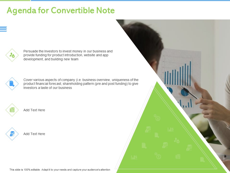 Convertible Bonds Pitch Deck For Increasing Capitals Agenda For Convertible Note Inspiration PDF