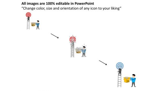 Core Competencies Target Diagram Powerpoint Template