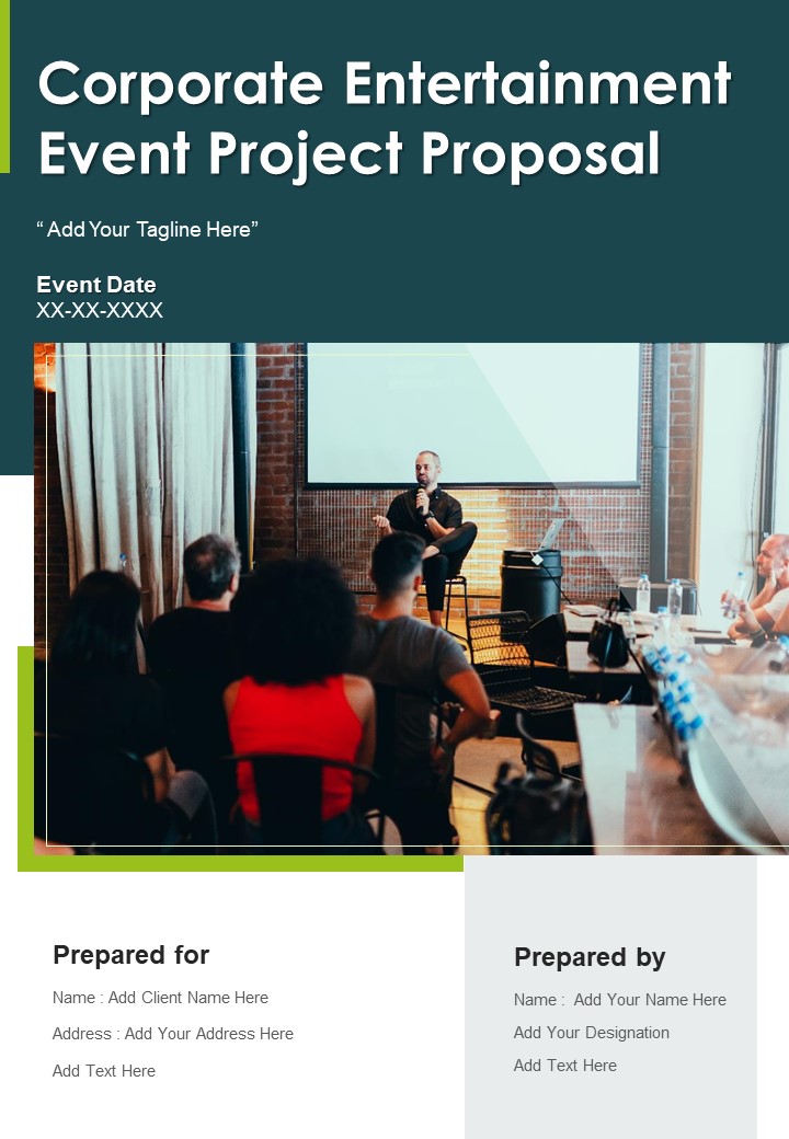 Corporate Entertainment Event Project Proposal Example Document Report Doc Pdf Ppt
