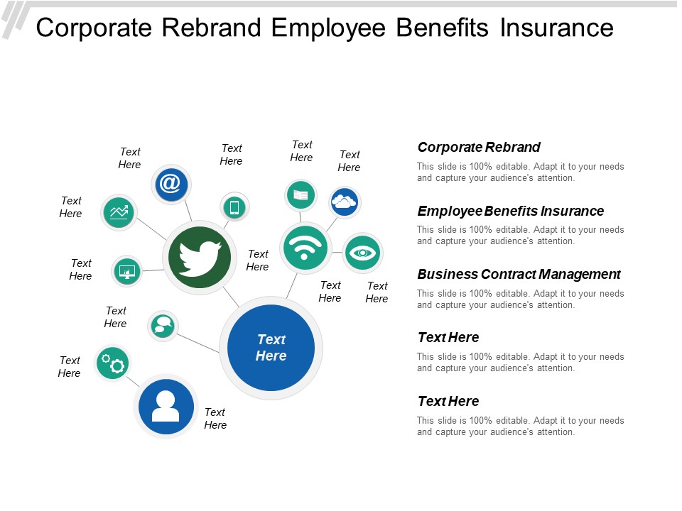 Corporate Rebrand Employee Benefits Insurance Business Contract Management Ppt PowerPoint Presentation Model Designs