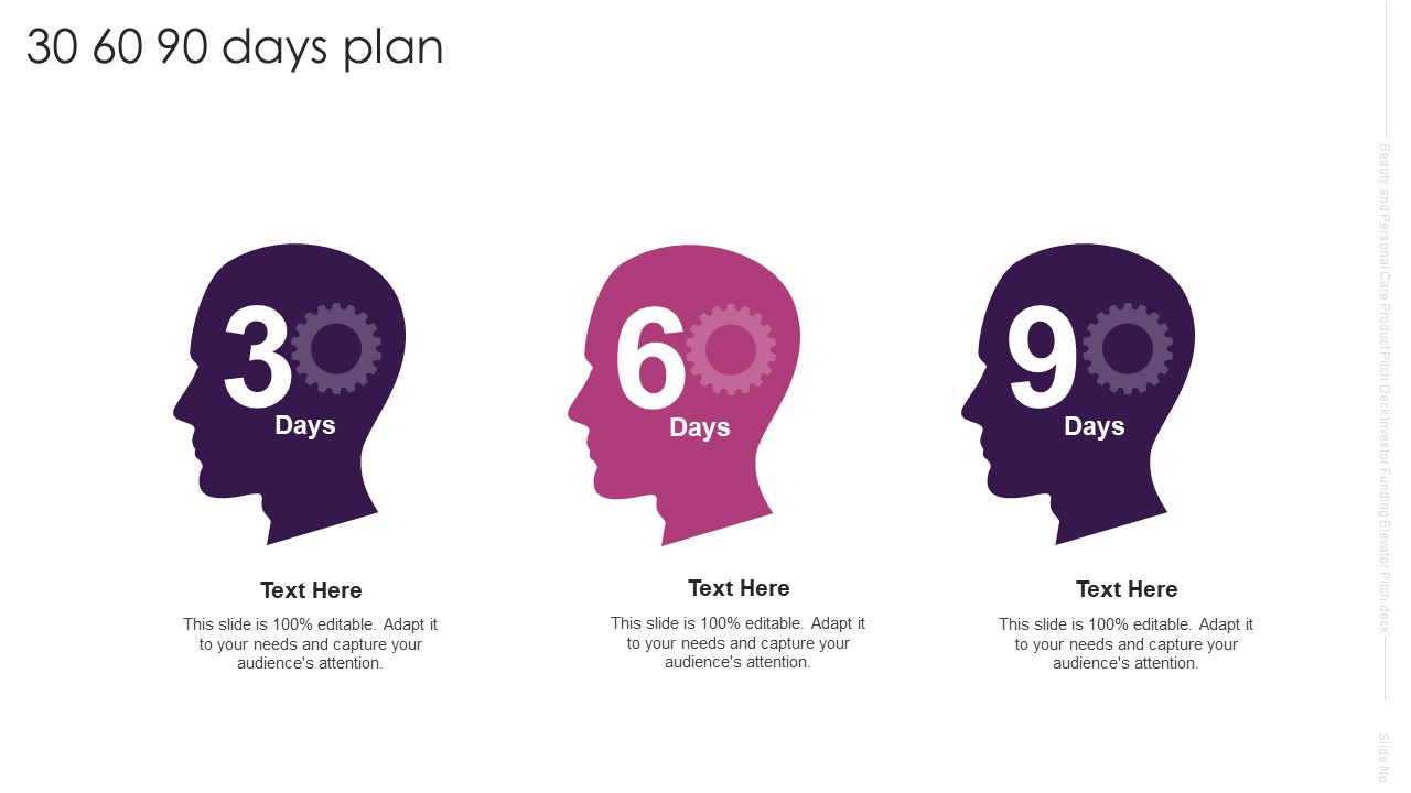 Cosmetic And Self Care Merchandise Investor Funding Elevator Pitch Deck 30 60 90 Days Plan Graphics PDF