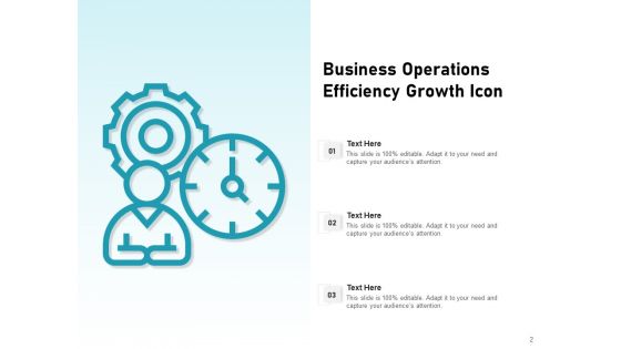 Cost Calculation Icon Business Operations Ppt PowerPoint Presentation Complete Deck
