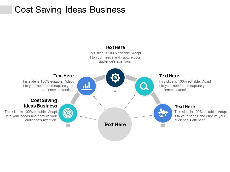 Cost Saving Ideas Business Ppt PowerPoint Presentation Pictures Summary Cpb