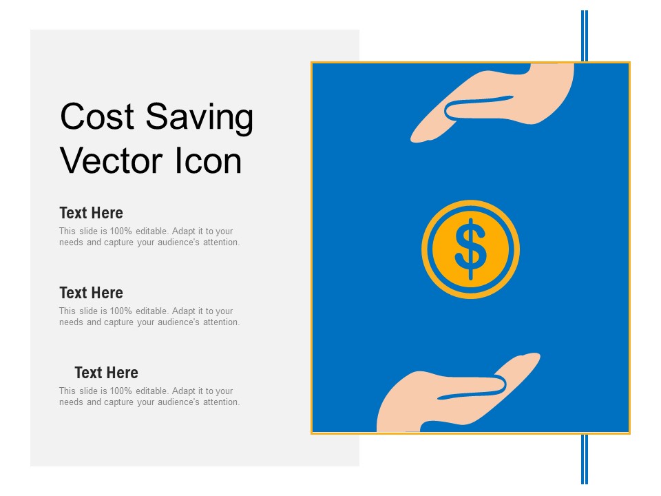 Cost Saving Vector Icon Ppt PowerPoint Presentation Outline Graphics Download PDF