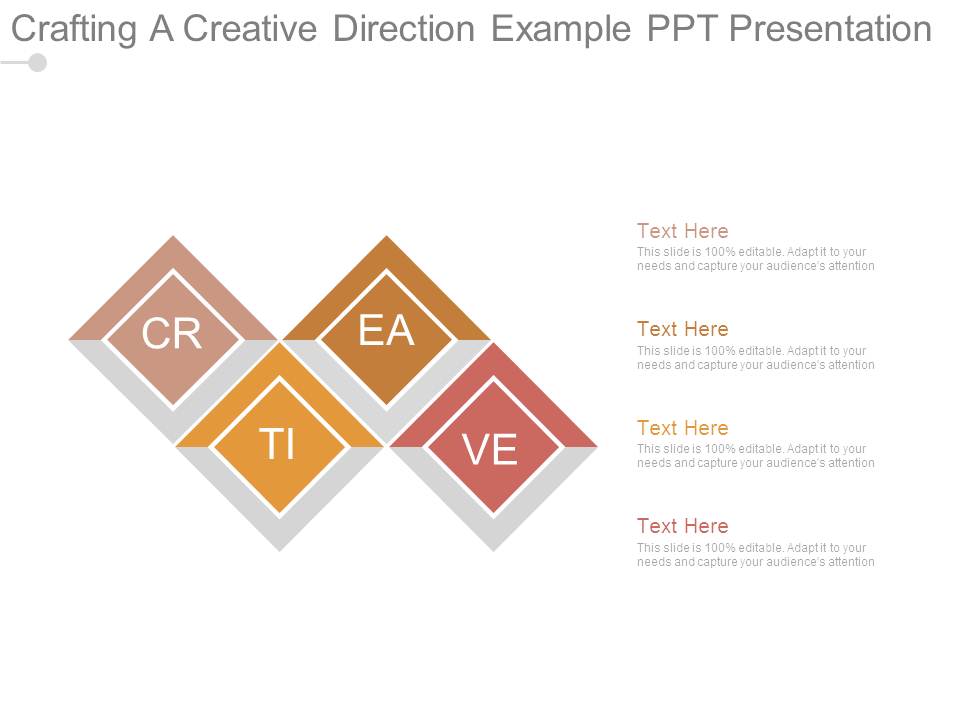Crafting A Creative Direction Example Ppt Presentation