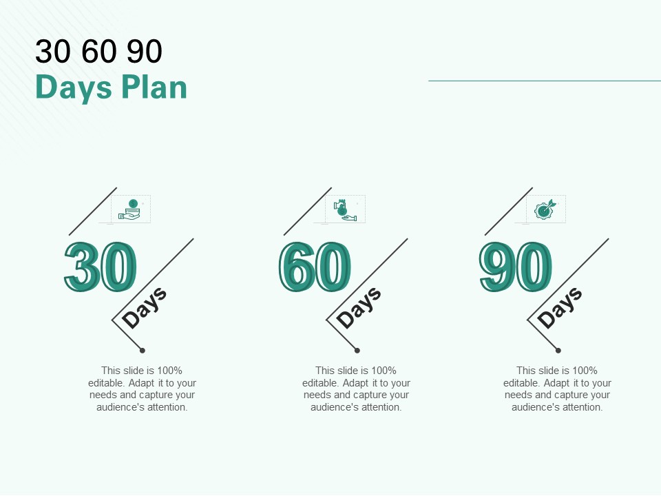 Creating The Writing Proposal 30 60 90 Days Plan Ppt Pictures Sample PDF
