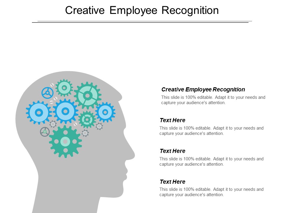 Creative Employee Recognition Ppt PowerPoint Presentation Summary Skills Cpb