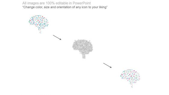 Creative Ideas Human Brain Diagram Powerpoint Slides