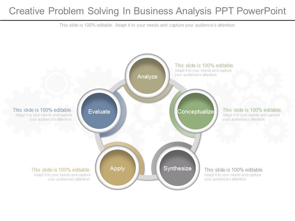 Creative Problem Solving In Business Analysis Ppt Powerpoint