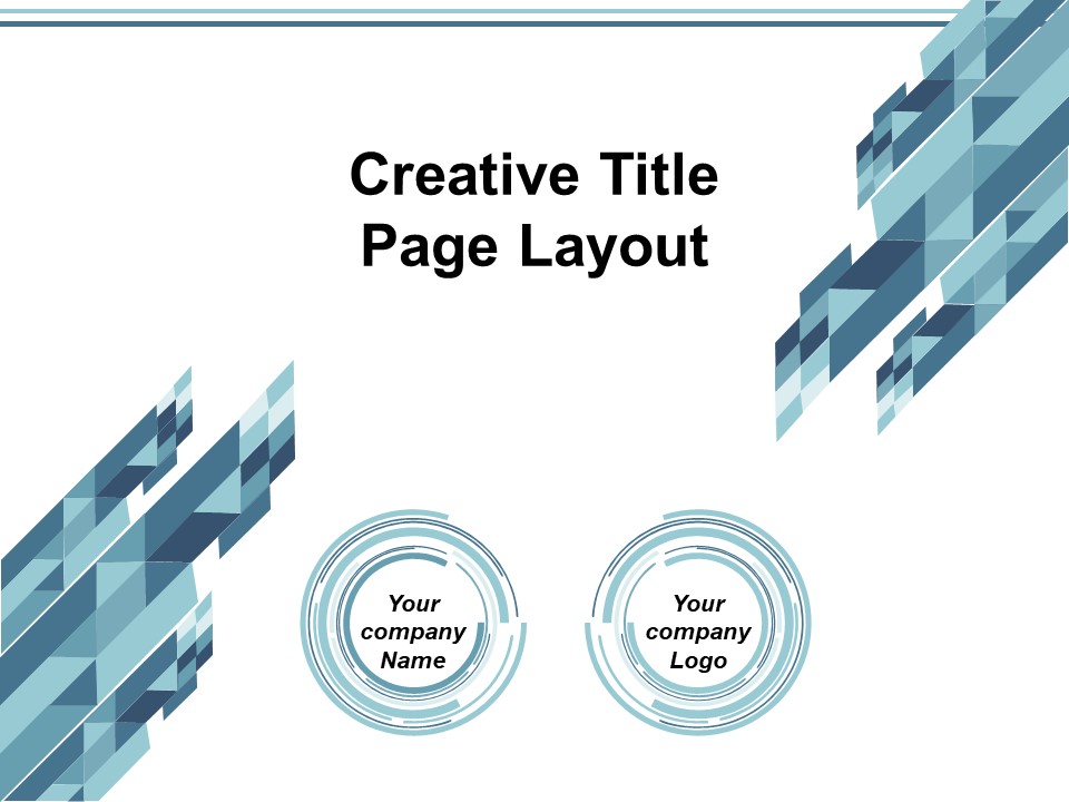 Creative Title Page Layout Ppt Powerpoint Presentation Model Infographic Template
