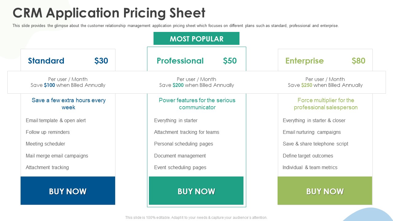 Crm Implementation Investor Funding Crm Application Pricing Sheet Structure PDF