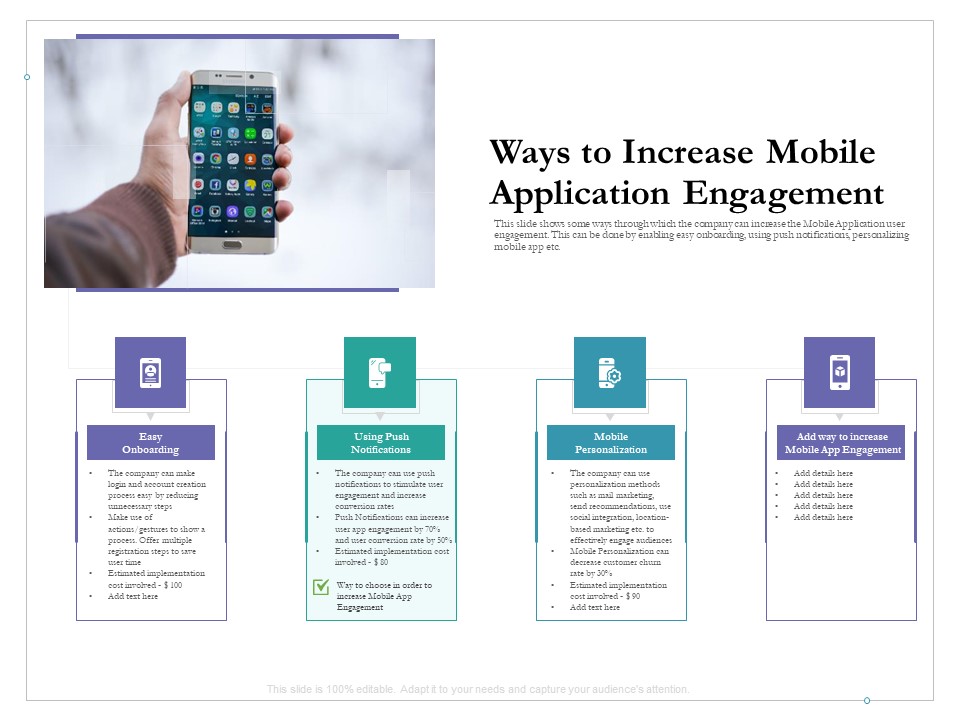 Cross Channel Marketing Benefits Ways To Increase Mobile Application Engagement Clipart PDF