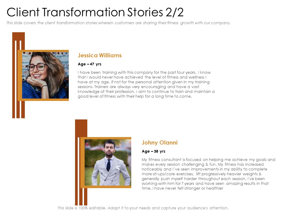 Cultivating The Wellbeing Culture In Organization Client Transformation Stories Slides PDF