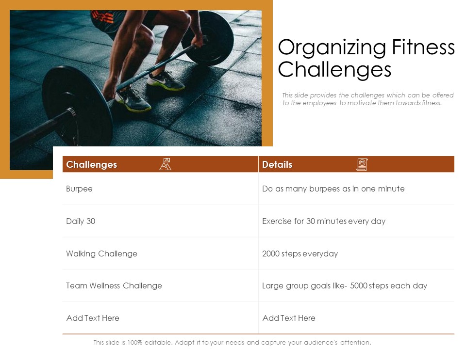 Cultivating The Wellbeing Culture In Organization Organizing Fitness Challenges Rules PDF