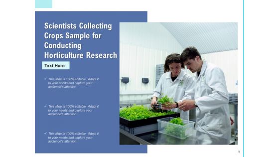 Cultivation Horticulture Research Ppt PowerPoint Presentation Complete Deck