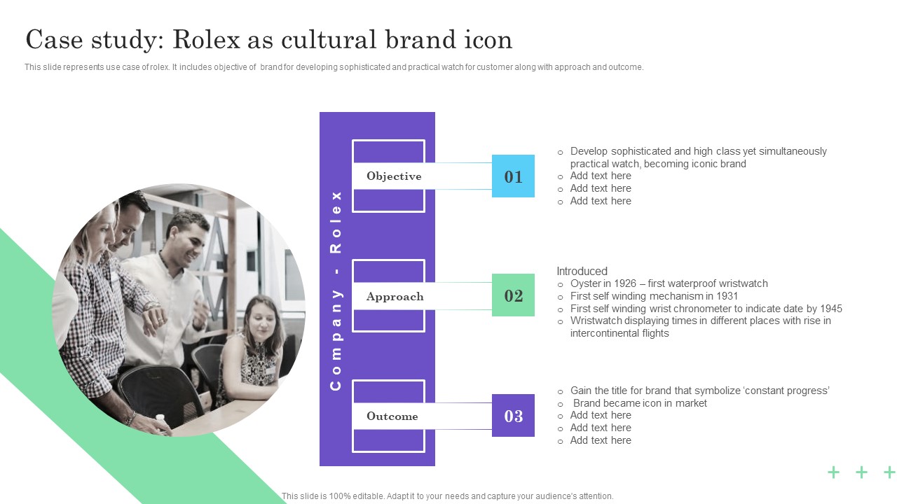 Cultural Branding Marketing Strategy To Increase Lead Generation Case Study Rolex As Cultural Brand Icon Ideas PDF