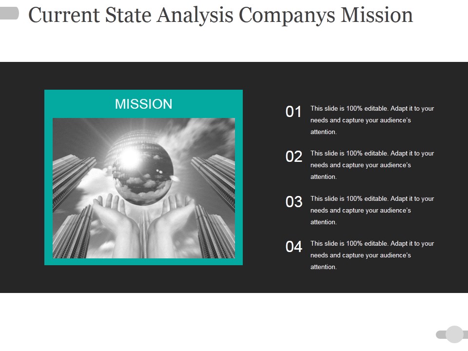 Current State Analysis Companys Mission Ppt PowerPoint Presentation Show Skills