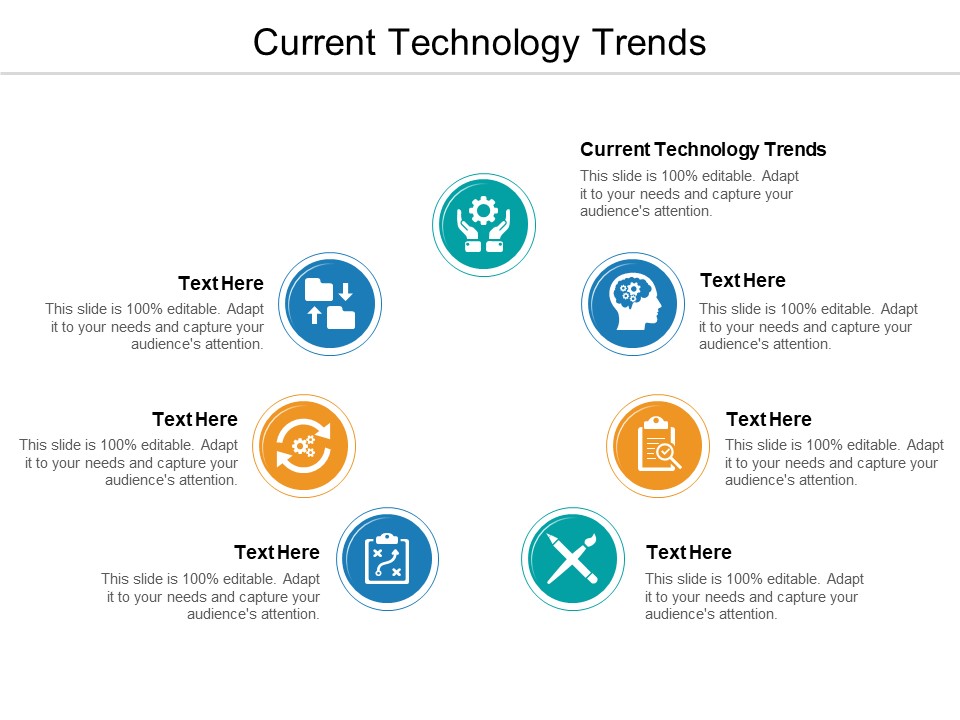 Current Technology Trends Ppt PowerPoint Presentation Inspiration Visuals Cpb