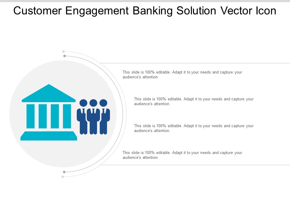 Customer Engagement Banking Solution Vector Icon Ppt PowerPoint Presentation Layouts Portfolio