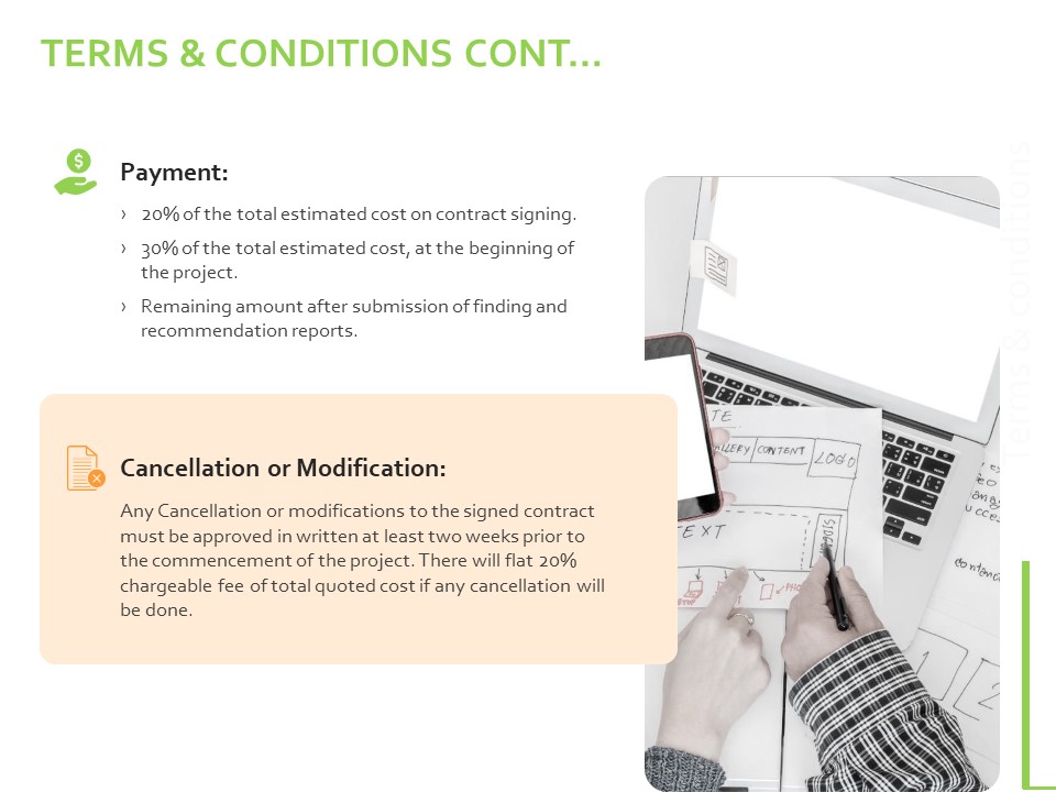 Customer Experience Interface Terms And Conditions Cont Ppt PowerPoint Presentation Show Aids PDF