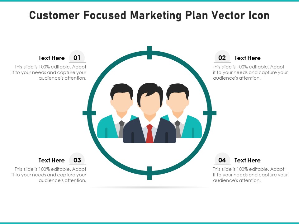 Customer Focused Marketing Plan Vector Icon Ppt PowerPoint Presentation Visual Aids Pictures PDF