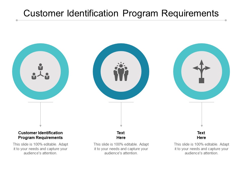 Customer Identification Program Requirements Ppt PowerPoint Presentation Infographic Template Gallery Cpb