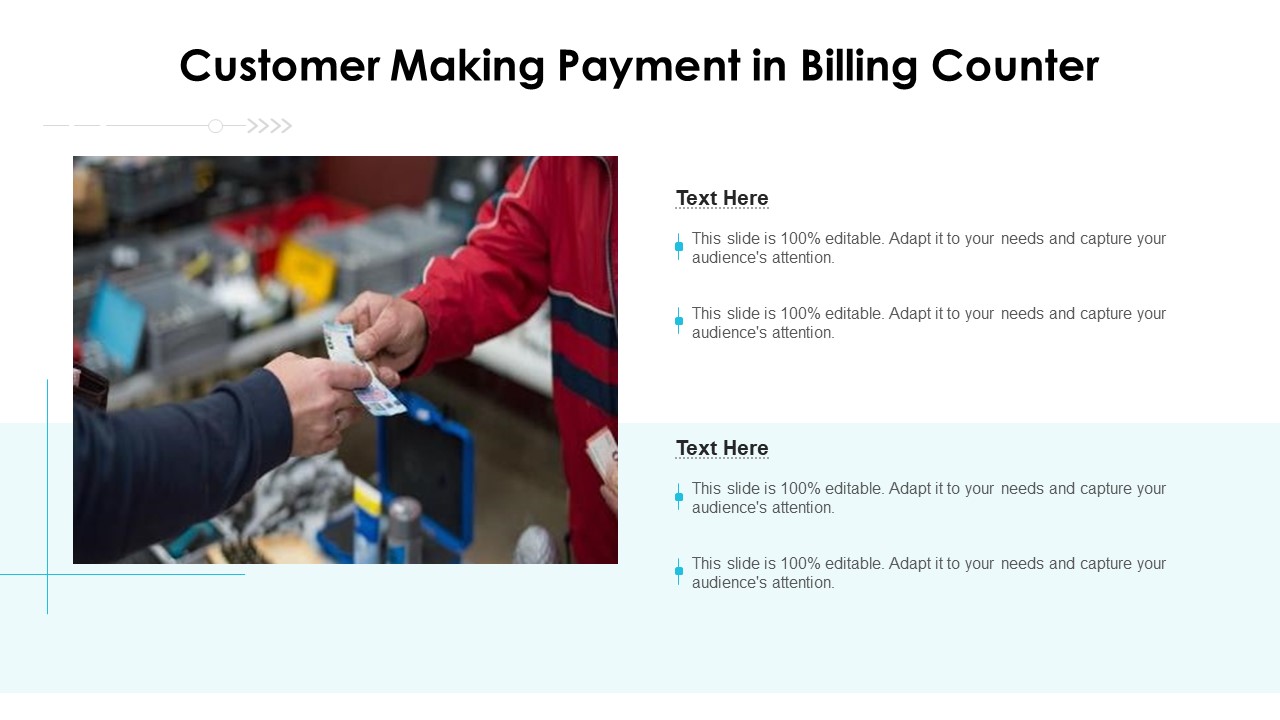 Customer Making Payment In Billing Counter Ppt PowerPoint Presentation File Designs PDF