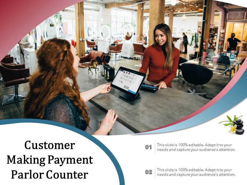 Customer Making Payment Parlor Counter Ppt PowerPoint Presentation Gallery Show PDF