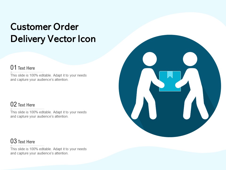Customer Order Delivery Vector Icon Ppt PowerPoint Presentation Icon Styles PDF