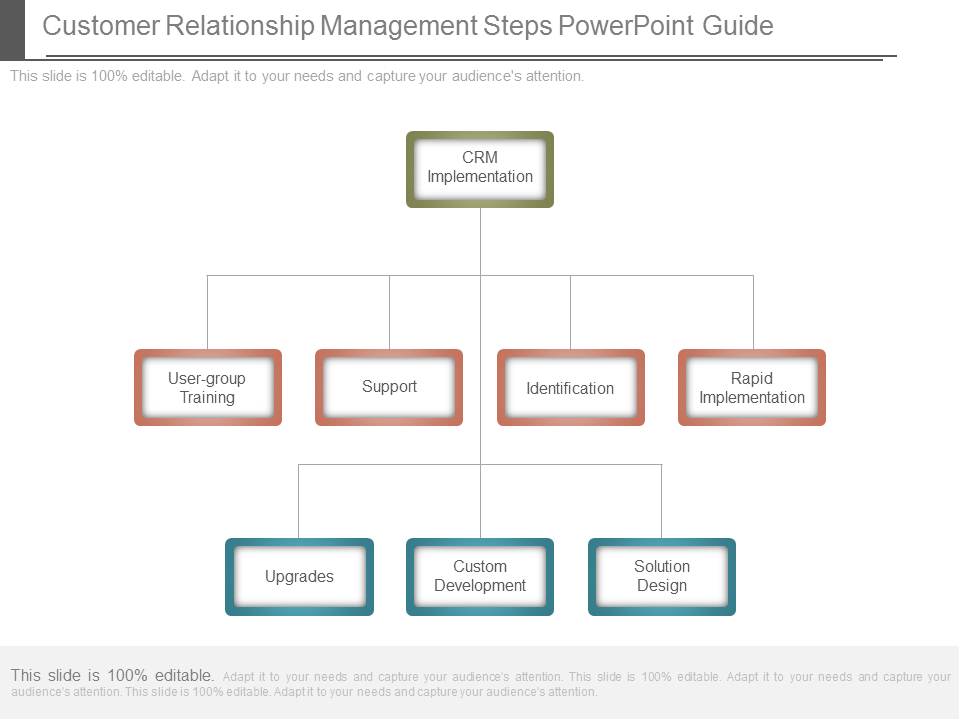 Customer Relationship Management Steps Powerpoint Guide