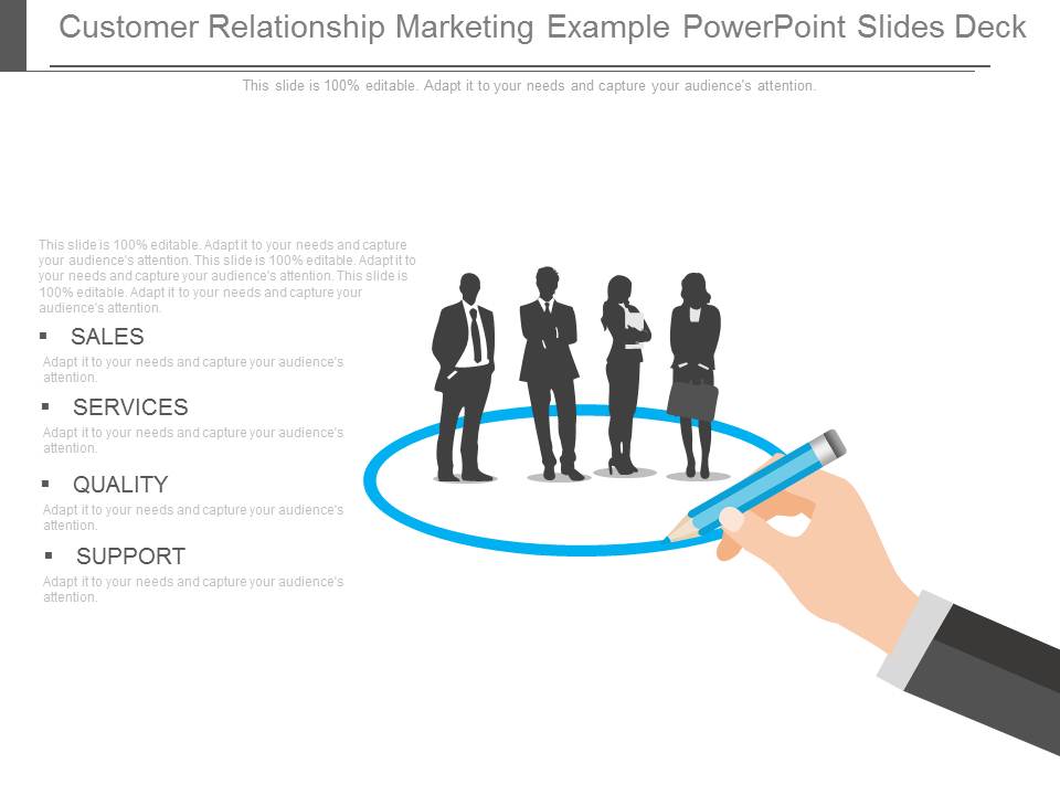 Customer Relationship Marketing Example Powerpoint Slides Deck