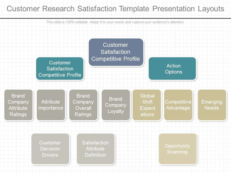 Customer Research Satisfaction Template Presentation Layouts