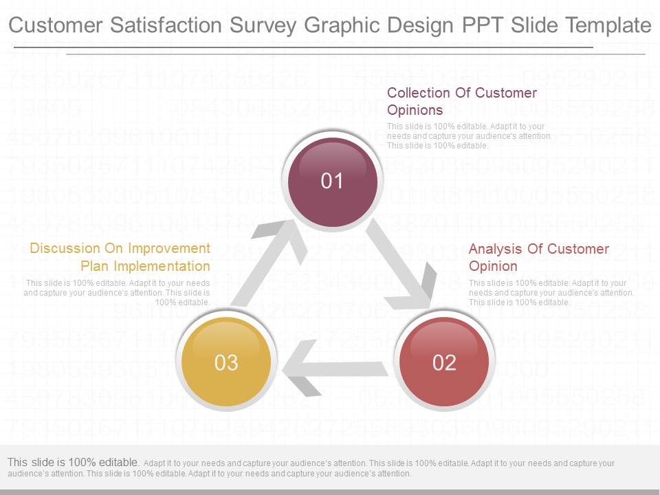 Customer Satisfaction Survey Graphic Design Ppt Slide Template
