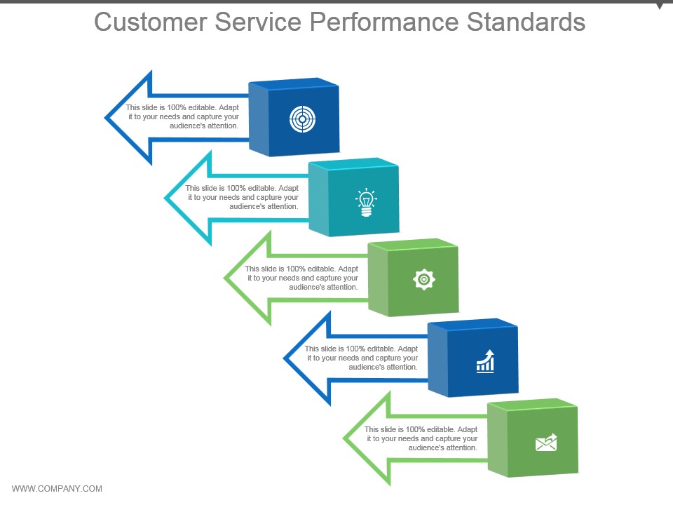 Customer Service Performance Standards Powerpoint Slide Designs