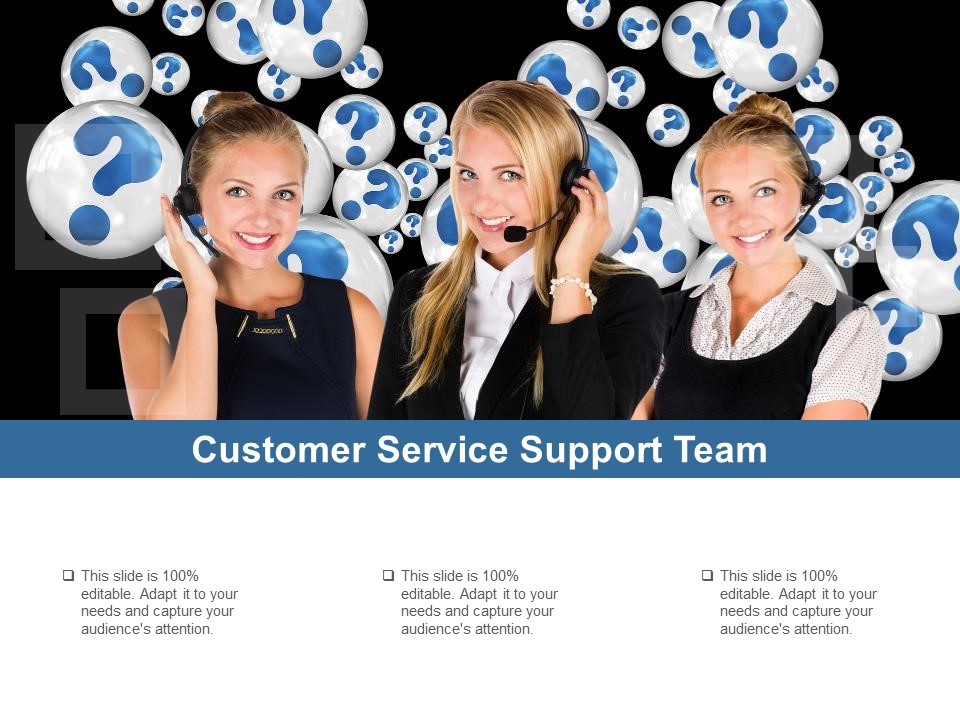 Customer Service Support Team Ppt PowerPoint Presentation Pictures Design Ideas