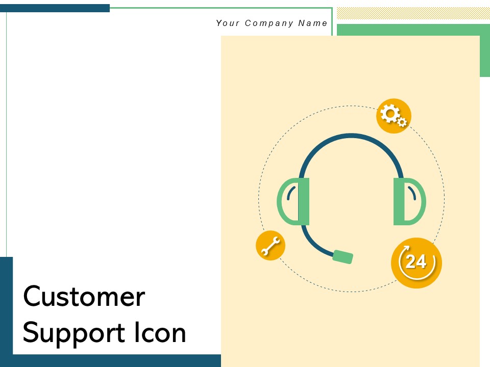 Customer Support Icon Business Executive Support Service Ppt PowerPoint Presentation Complete Deck