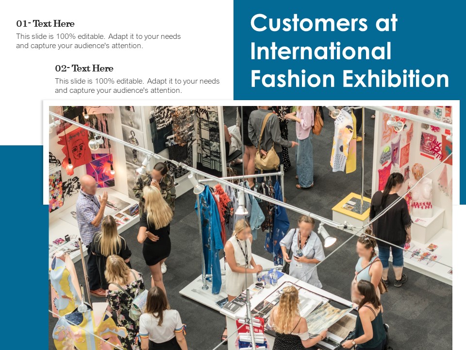 Customers At International Fashion Exhibition Ppt PowerPoint Presentation Icon Model PDF