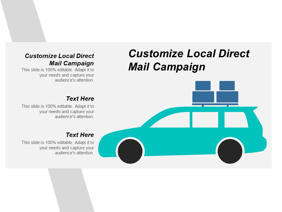Customize Local Direct Mail Campaign Ppt PowerPoint Presentation Show Files Cpb
