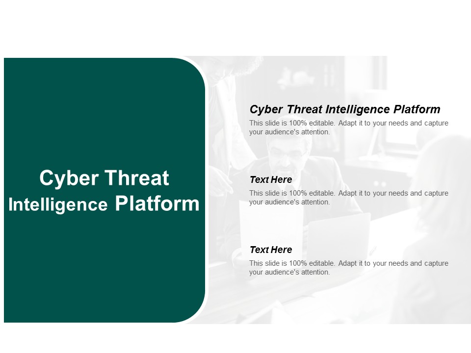 Cyber Threat Intelligence Platform Ppt PowerPoint Presentation Model Example Cpb