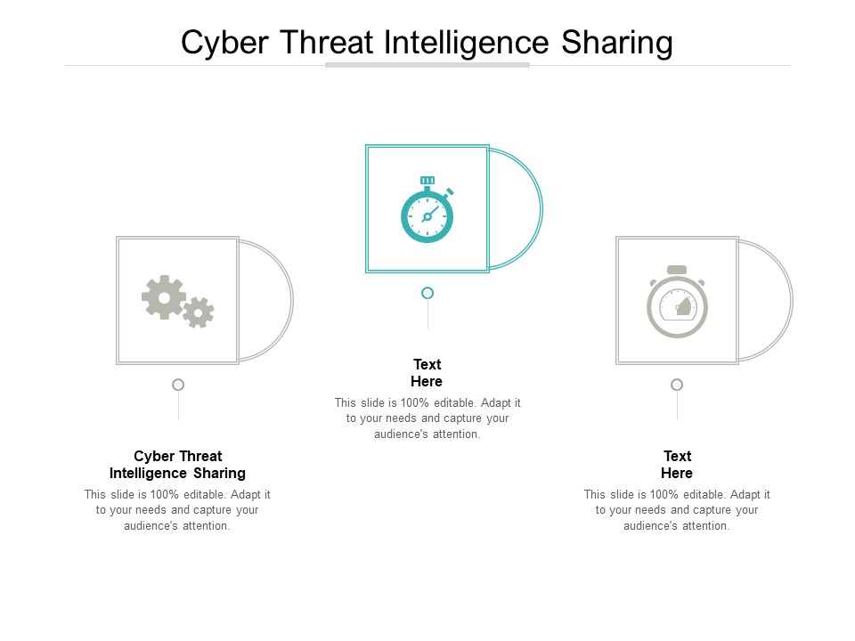 Cyber Threat Intelligence Sharing Ppt PowerPoint Presentation Pictures Themes Cpb Pdf