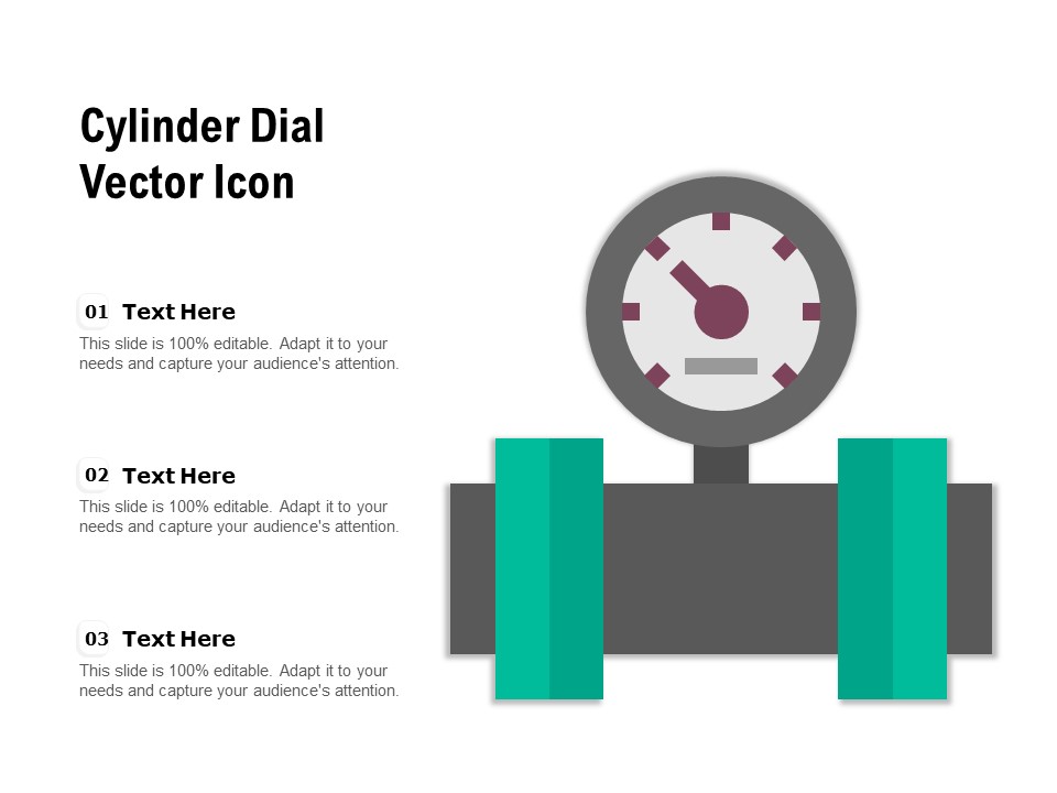 Cylinder Dial Vector Icon Ppt PowerPoint Presentation Gallery Themes PDF
