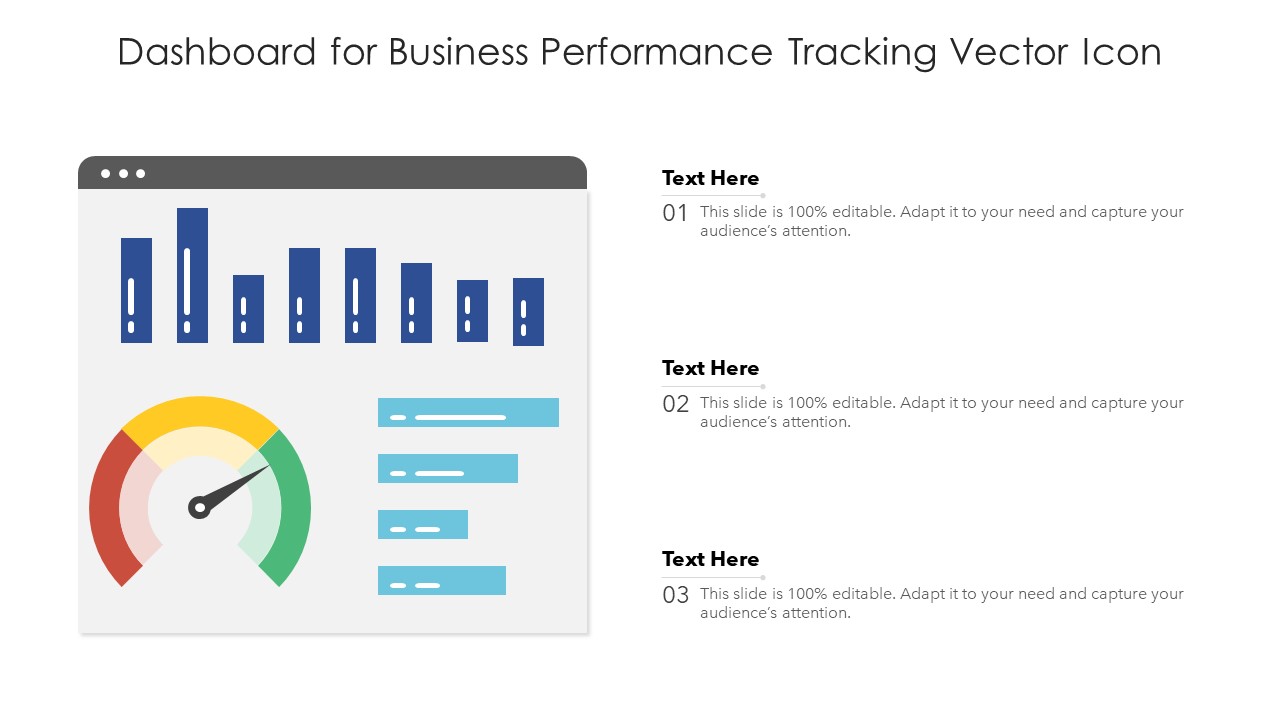 Dashboard For Business Performance Tracking Vector Icon Ppt Model Infographics PDF